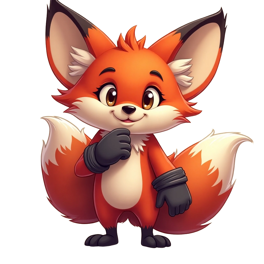 Cute Fox Mascot